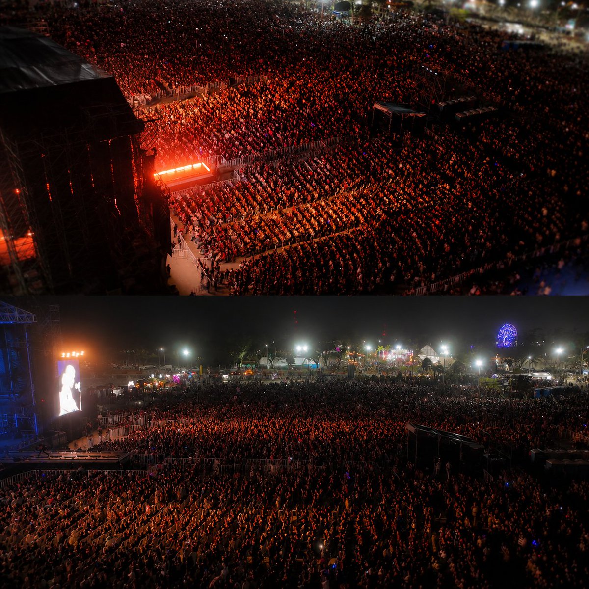KeniaOsInfo_'s tweet photo. Más de 60,000 personas asistieron al concierto de Kenia Os en Ciudad del Carmen. https://t.co/fDWLCFwMGy