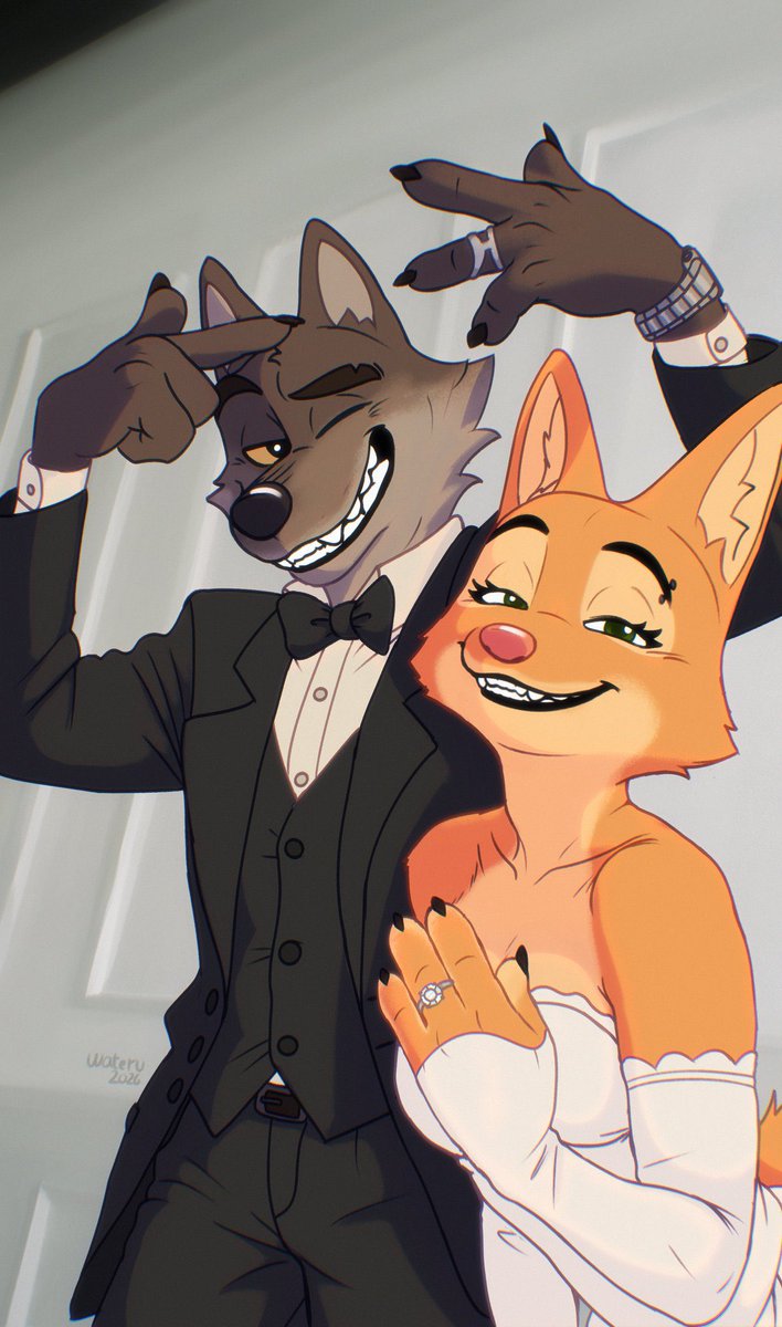 DailyWolfington's tweet photo. Happy 1 year anniversary to our favourite couple becoming canon! I hope we get to see this in The Bad Guys 3 👀 #DailyWolfington #TheBadGuys
🎨 @uwuwateru https://t.co/5gzgbbgOHb