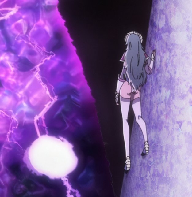 VeeePawoon's tweet photo. Nelliel standing on a vertical surface like a literal goat 🥹 https://t.co/QKaS2sum6J