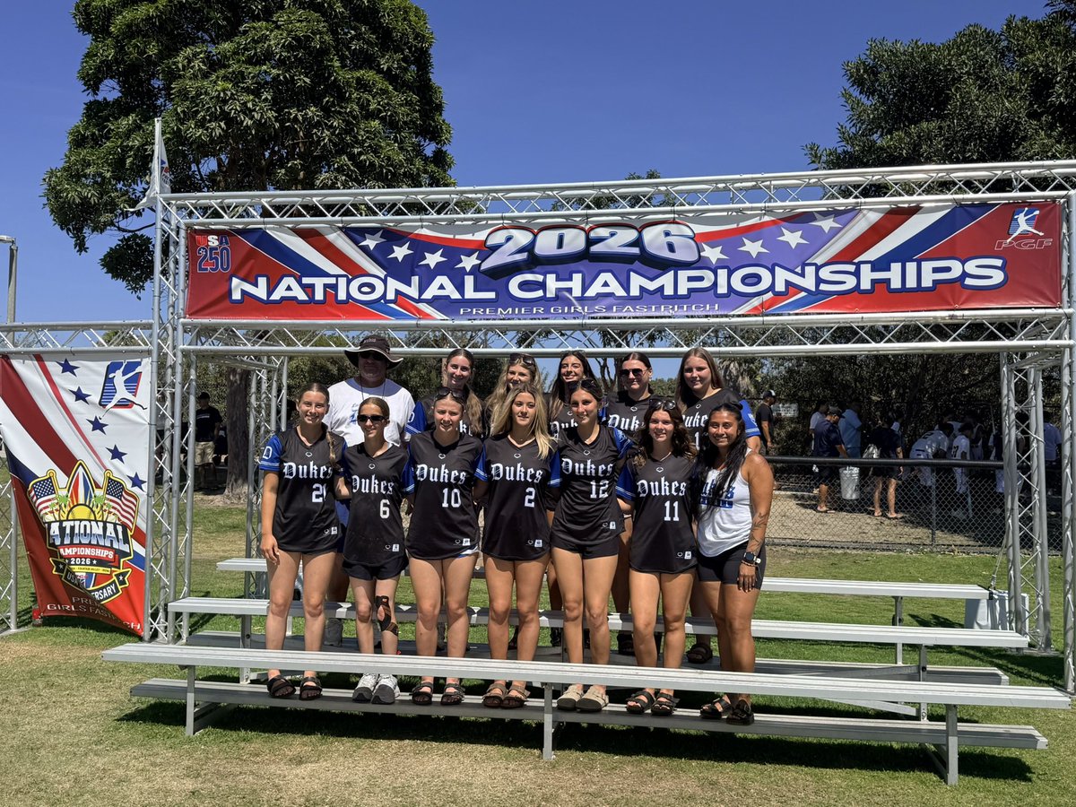hpawlak2029's tweet photo. I had the opportunity to play in the @PGFnetwork National Championships in CA with a talented group of 14U Lady Dukes. I hit 2 triples and 2 doubles and led my team in:
🥎 BA: .500
🥎 Hits: 7
🥎 OPS: 1.491
🥎 SLG: .929
Thanks for having me @CoachJoshBragg @SGMCoryBryan and Coach Maren!
