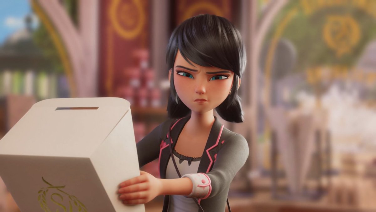 MLadybugBrasil's tweet photo. a marinette assim o episódio todo: 🧐🧐🔎🤨😨😨😱 #ProtocoloSecreto https://t.co/6vJA5uLKuE