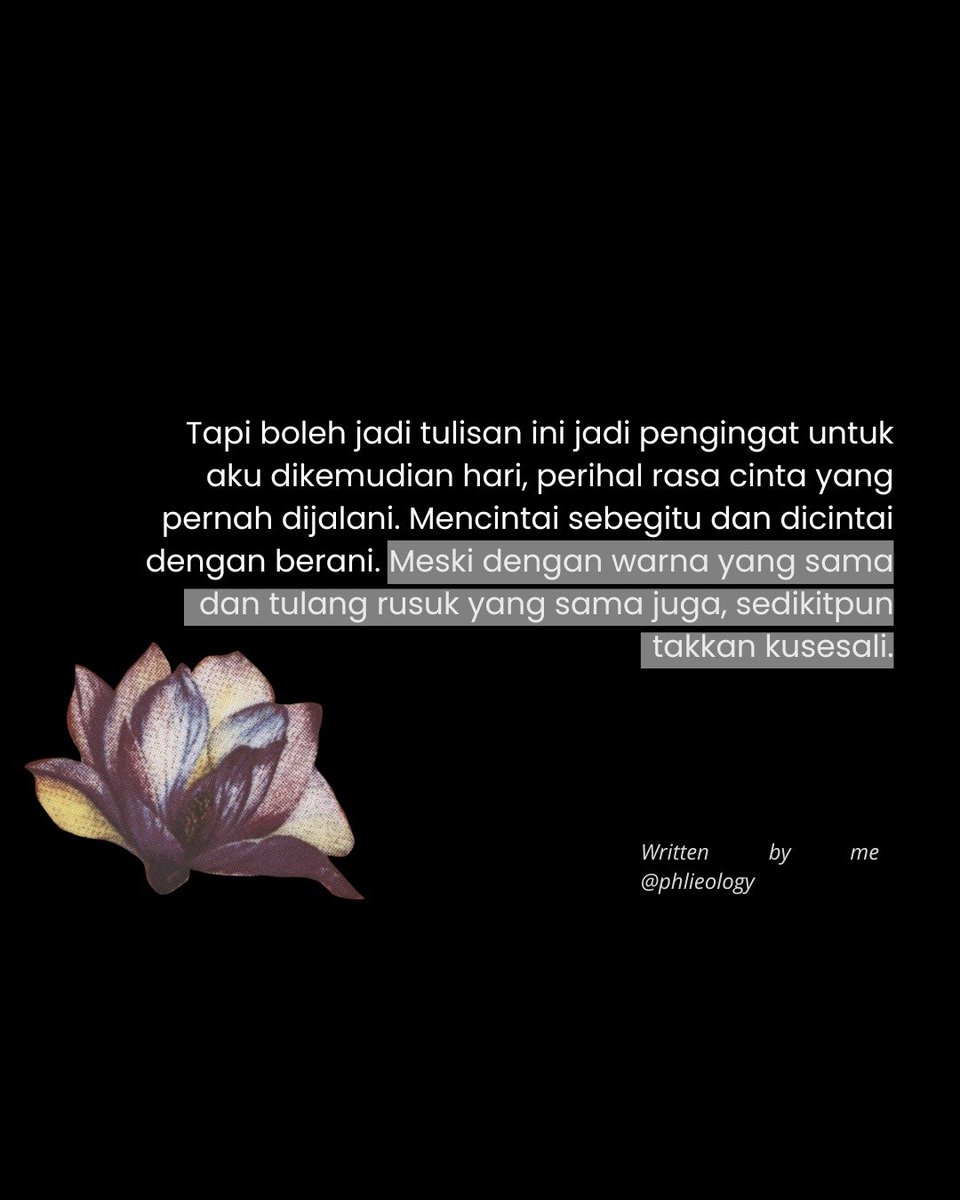 phlileogy's tweet photo. untuk puan cantik yang tak pernah bisa jadi milikku https://t.co/FT2FFinmmE