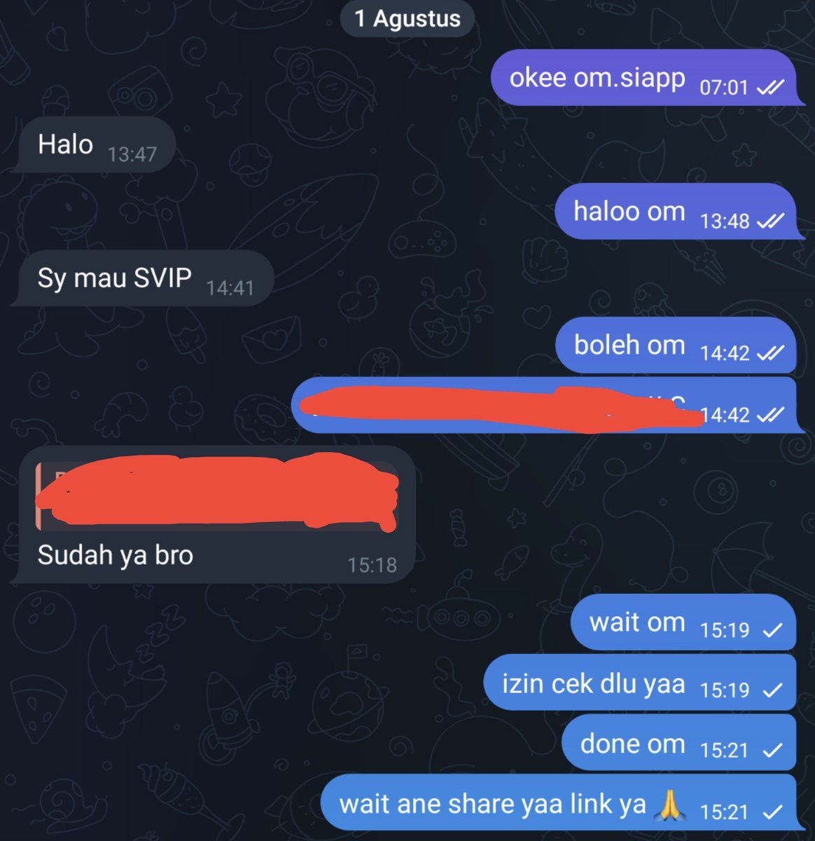 Butterfly_smg's tweet photo. thanks tuan muda brother ku sudah join membership SVIP &amp; PREMIUM hari ini 🫡🤟🤘🤘 https://t.co/LLL2v21n6y