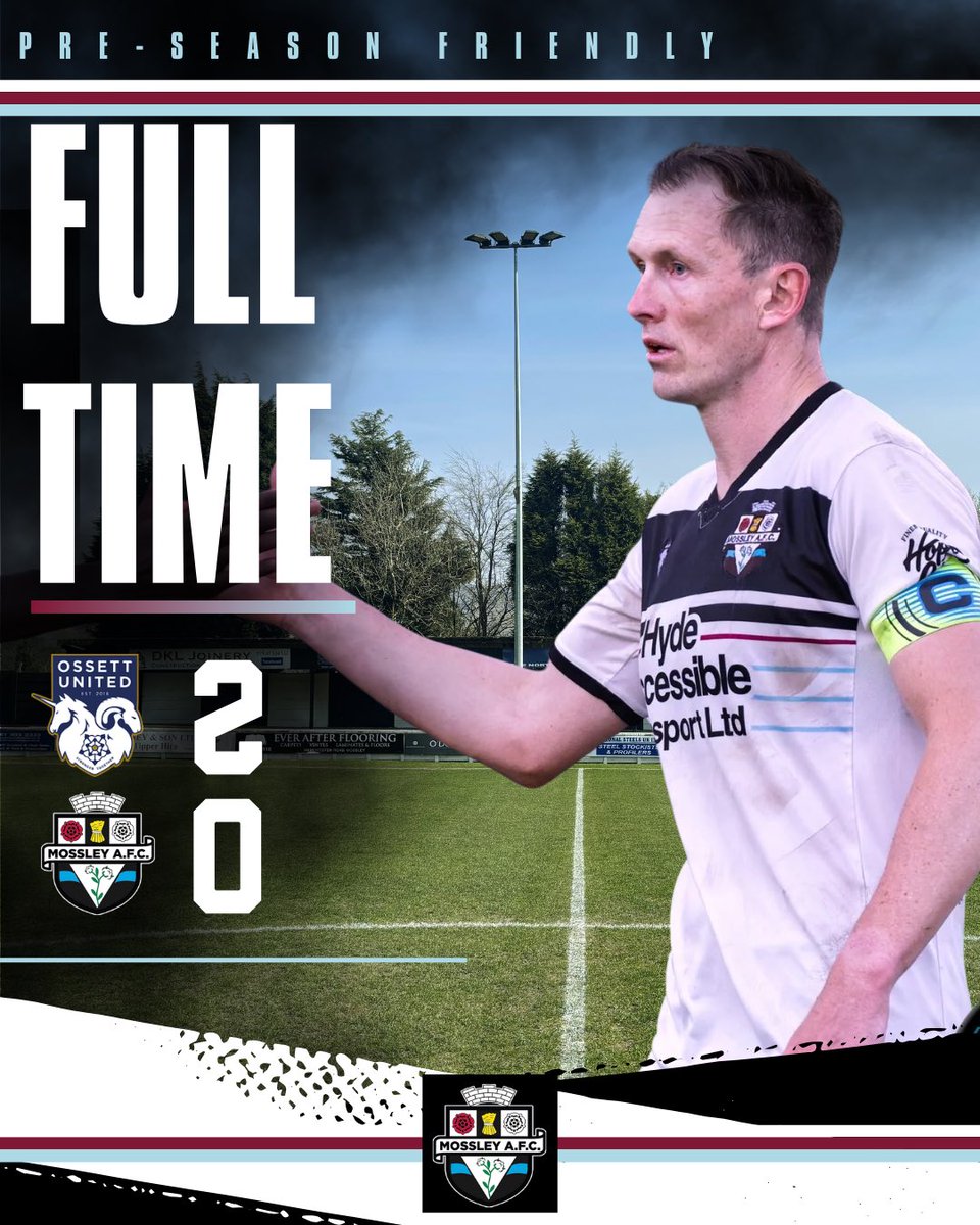 MossleyAFC's tweet photo. Our pre-season ends in defeat here. 

Thanks to everyone who came along. See you next week

⚪️⚫️ https://t.co/UNIA2lZ668