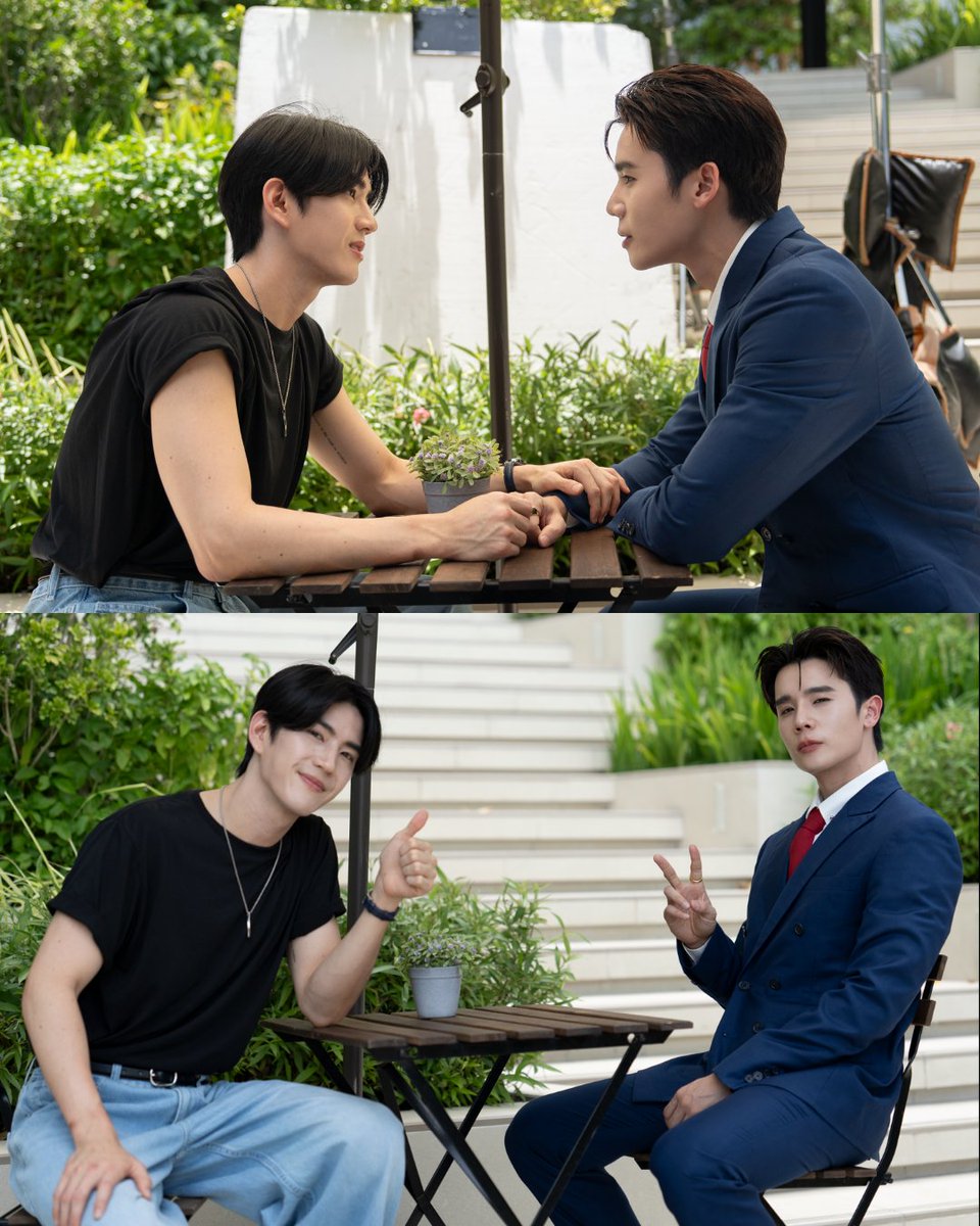 MeAndTheeGMMTV's tweet photo. คุณธีร์อยากให้เปลี่ยนอะไรนักแสดงพร้อมทำให้เสมอครับ แต่อย่าเปลี่ยนตัวนักแสดงได้มุ้ยยยยยยยยย #PeachAndMeSeriesFinalEP https://t.co/Y1oOpKfEzF