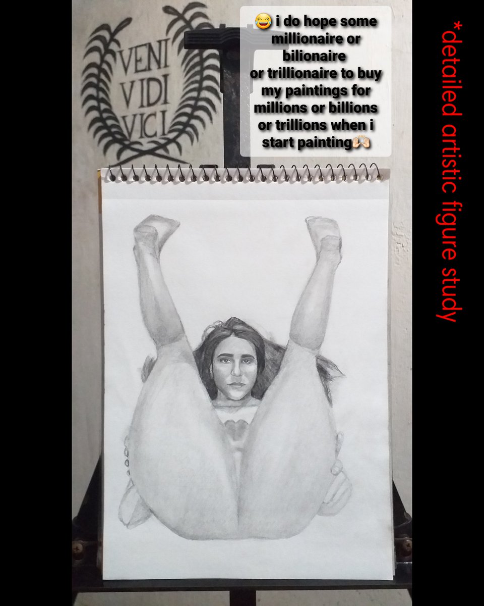Restrictedwork's tweet photo. This artwork is part of my comprehensive anatomy study of 1000 Dynamic-Nu*de-Series exploring the natural human form

(😂 i do hope some millionaire or bilionaire or trillionaire to buy my paintings🙌🏻)

DYNAMIC-NU*DE-SERIES : 33
#figuresketch  #sketchpractice #anatomystudy #art https://t.co/cT7mvns3ma