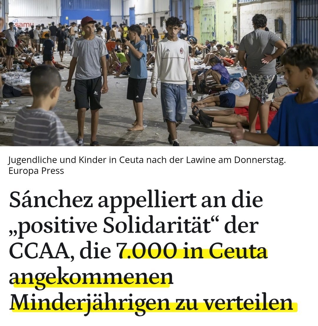 RobJakson_diver's tweet photo. @cuilleog @plasmatic99 @ZiaYusufUK @Nigel_Farage Sanchéz is already  requesting transport of 7000 to Europe. That is just begining. https://t.co/smkzS8VS86
