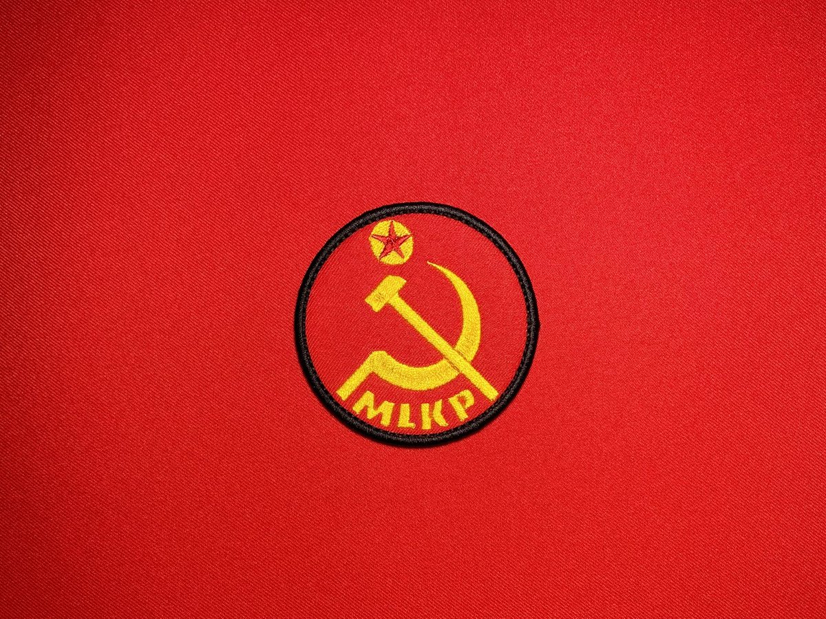 3SJShop's tweet photo. MLKP Marxist-Leninist Communist Party Emblem Patch – 3 Inch

https://t.co/R10p7Tuak6 https://t.co/6SQy3JQxgT