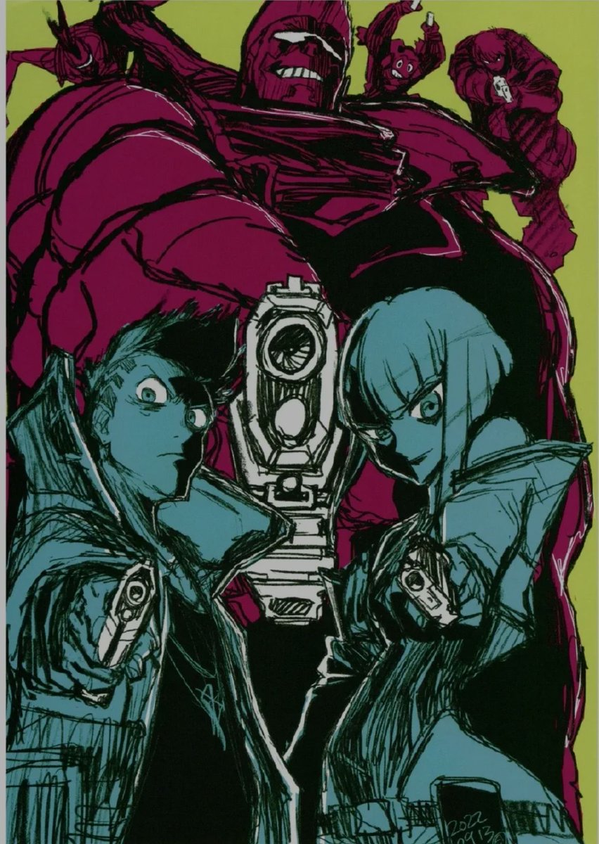 TriggerGainax's tweet photo. Cyberpunk: Edgerunners. https://t.co/I67rDX9TYV