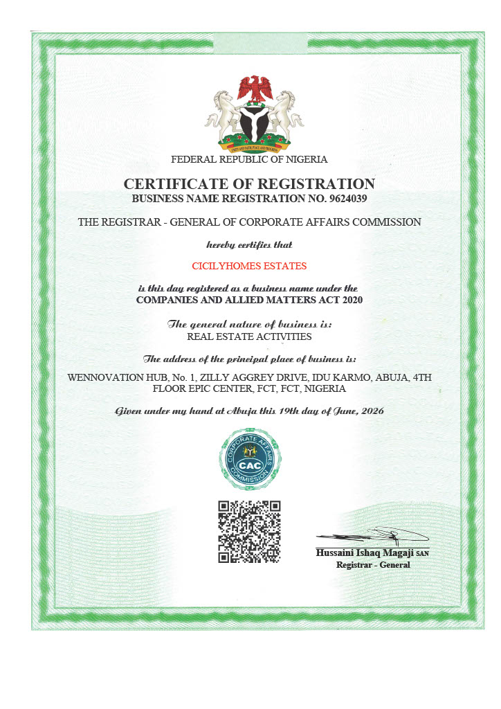 CicilyHomes's tweet photo. The @iDICE_Nigeria  & @iDICEStartup  Programme has been instrumental in our entrepreneurial journey. Beyond practical business knowledge, it challenged us to grow as innovators—leading with purpose, collaborating effectively, and building solutions that create lasting value.

Along the way, CICILYHOMES ESTATES was officially registered with the Corporate Affairs Commission (CAC), Nigeria, marking an important milestone in transforming our vision into a legally recognized enterprise.

We are grateful to @iDICE_Nigeria  and @iDICEStartup  for investing in entrepreneurs and fostering an ecosystem where ideas can grow into sustainable ventures. Here's to building with purpose and creating lasting impact. 🚀

#Startup #Innovation #Entrepreneurship #Founders #CicilyHomesEstates #BusinessGrowth #PropTech