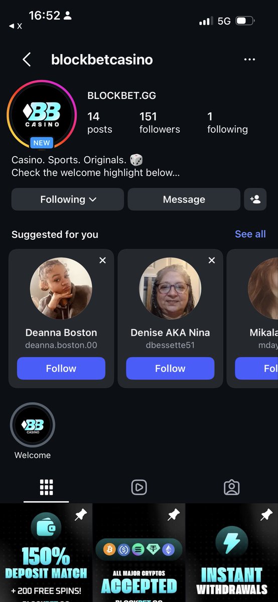Kellyofweb3Alt's tweet photo. @BlockBetGG Thank you so much BlockBet

FUuzRJjQRVxnLvW6Dfp9k3MVpZZfx9jnTbwQ4NaRMZDr 

Followed IG account and also turned on notifications 🔔 https://t.co/ne43wfuYdp