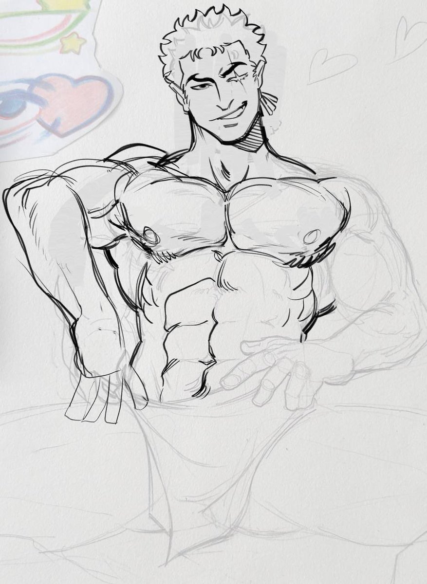 DedAma75092's tweet photo. Sketch Zoro🤤 https://t.co/rFLifBo5mq