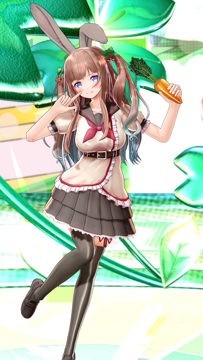 zoon_00's tweet photo. バニーの日なのでウサミミちえりちゃん

#花京院ちえり #ちえったー 
(C)Appland, Inc. https://t.co/t3zigs7OuG