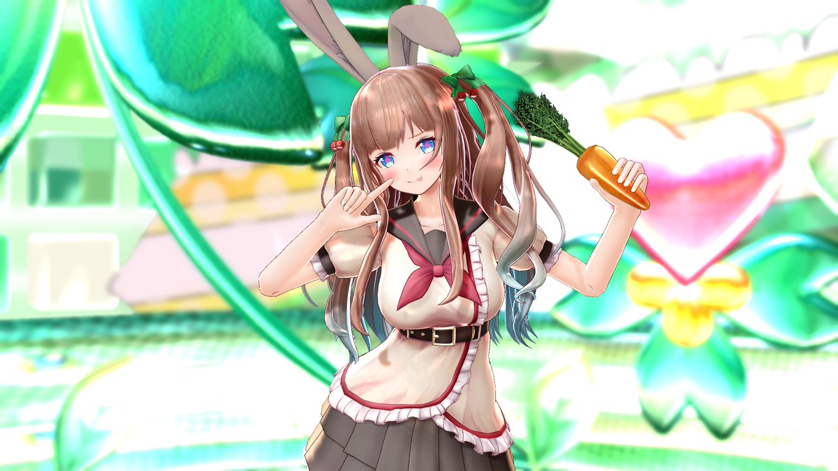zoon_00's tweet photo. バニーの日なのでウサミミちえりちゃん

#花京院ちえり #ちえったー 
(C)Appland, Inc. https://t.co/t3zigs7OuG