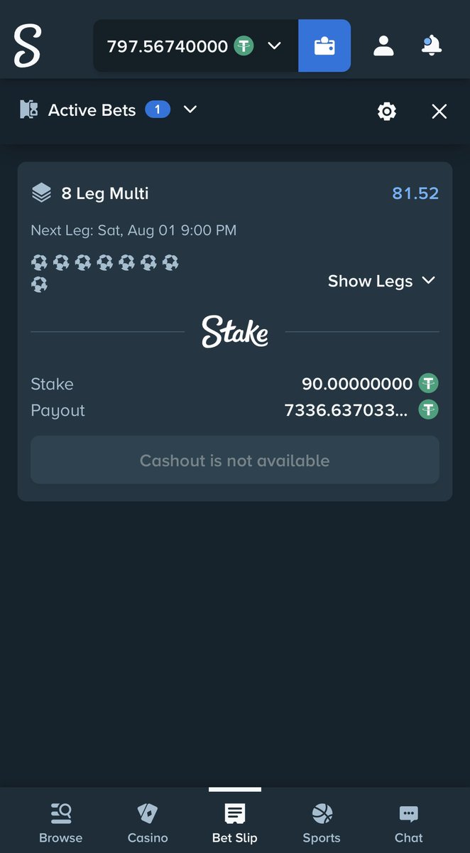 footyhustle's tweet photo. 🚨 INSIDE VIP TODAY 🚨

8-Leg Multi locked in. 🔥

💰 90 USDT ➜ 7,336+ USDT Potential Return (81.52x)

The season has started… and so have the wins. 📈

Want the next ticket? 📩 J https://t.co/GYTcsY7JTh