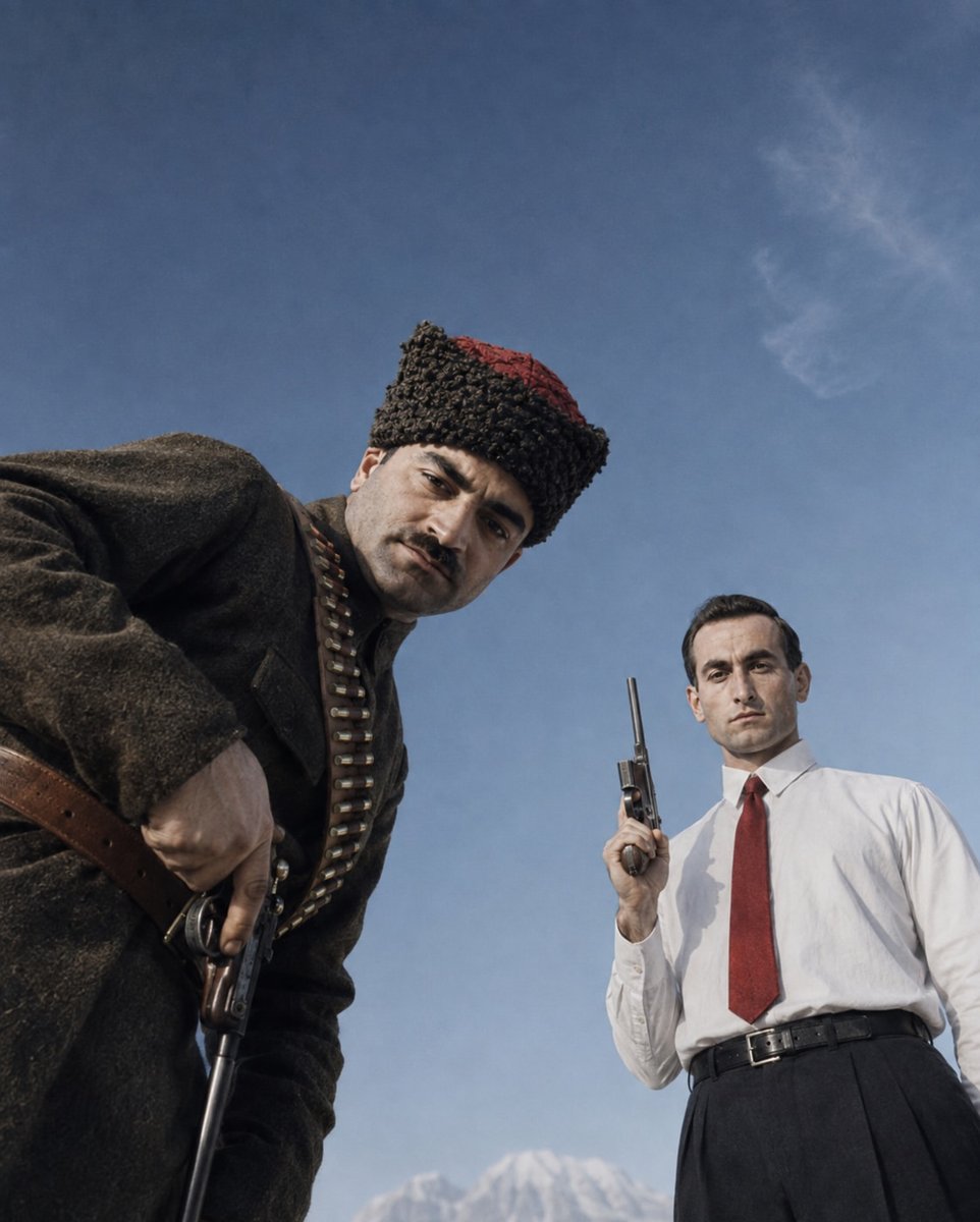 GlobalHye's tweet photo. Tehlirian assassinated Talaat in Berlin in 1921 and was acquitted; Melkumyan killed Enver in Tajikistan in 1922. Eternal glory. https://t.co/KNbqJLxDCv