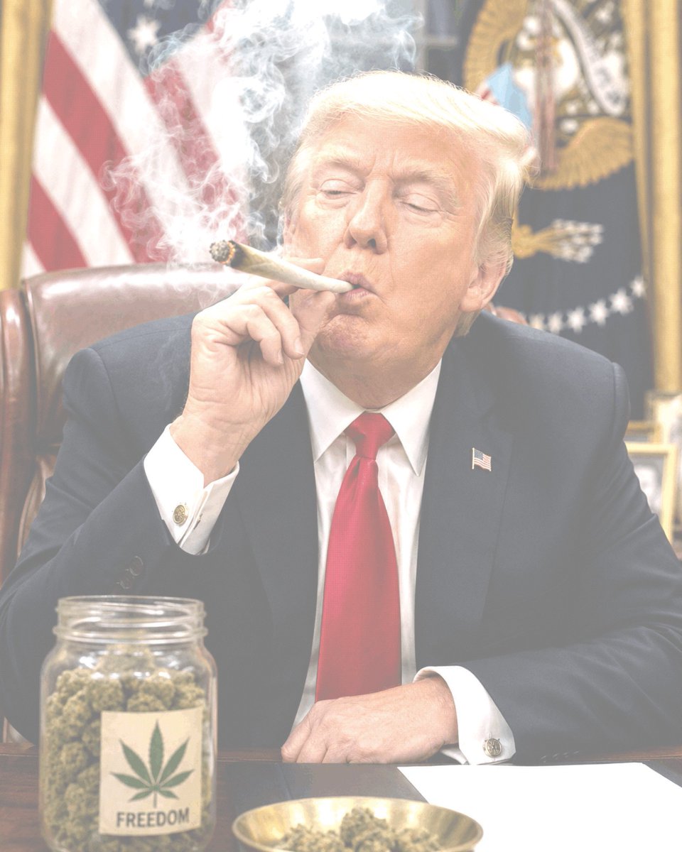 bigmagath's tweet photo. The president himself is giving right to weed 🍀🌿☘️ 
Seriously I love donatrone Soo Soo much 

He sits with whizkhalifa and snoop dog just to smoke if you don't believe follow for next post 📯 

Life 🧬✨ of a weed 🍀🌿☘️ king 👑 https://t.co/WL4M2JKlhM