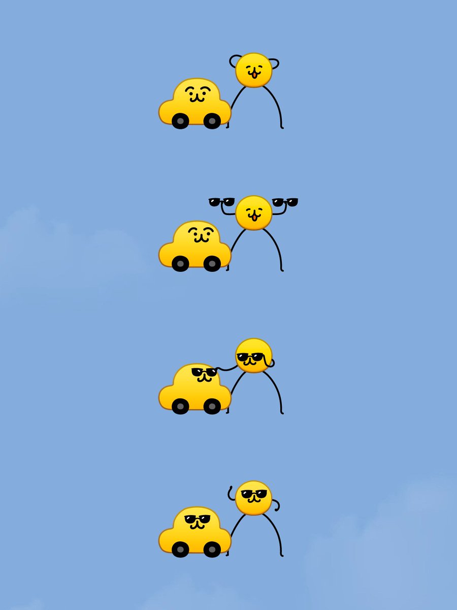 emoji_no_ko's tweet photo. 🚗🦵🕶️ https://t.co/iVPCPzRNuN