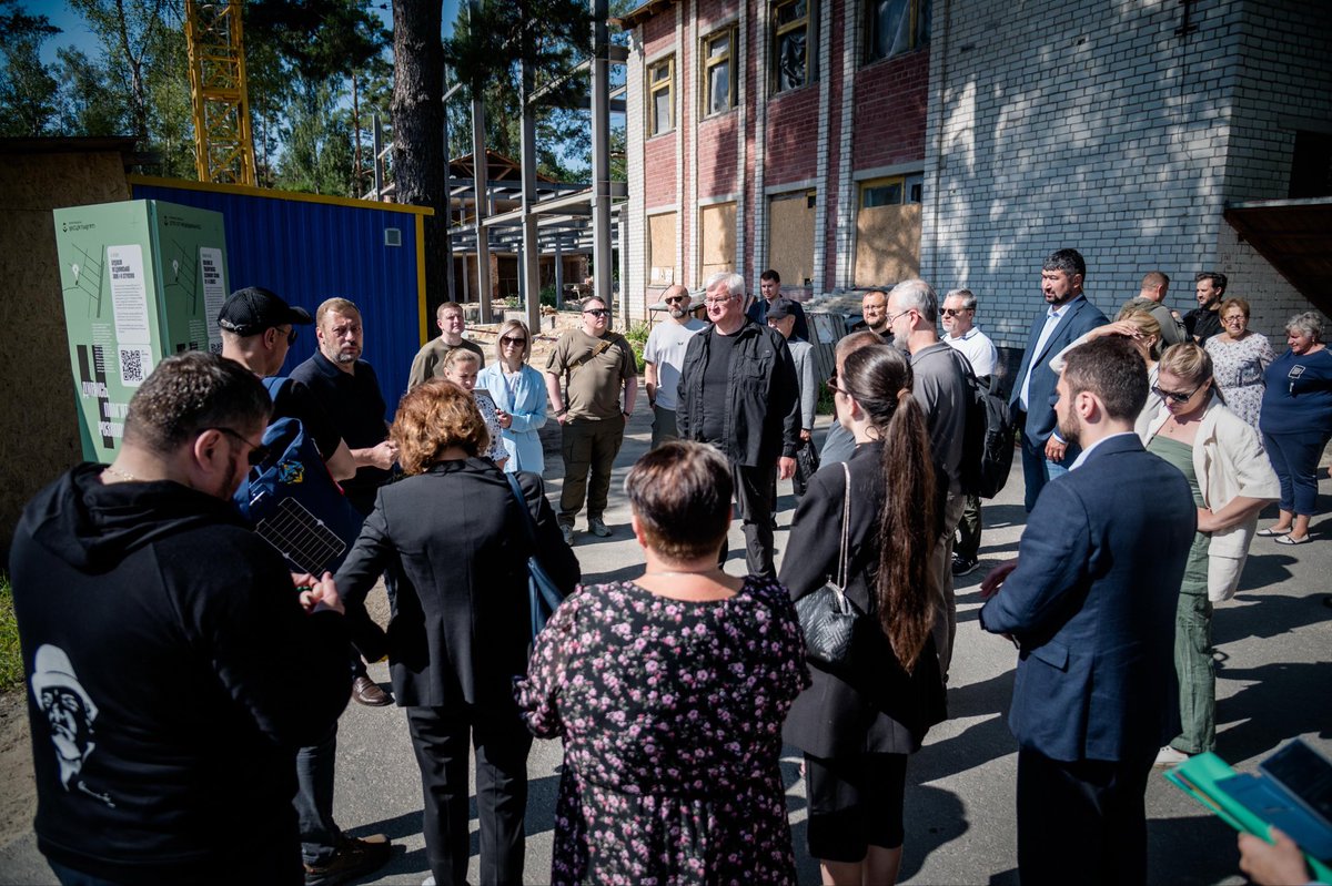 andrii_sybiha's tweet photo. We launched the 2026 Ambassadorial Conference with a crucial diplomatic visit to Chernihiv region. Nearly sixty Ukrainian ambassadors gathered here to ground foreign policy in the stark reality of frontline life. 

Before traveling, our envoys experienced Russia’s relentless terror firsthand during a heavy ballistic missile attack on Kyiv.

In the basement of Yahidne, 368 civilians were imprisoned for a month in horrific conditions by Russian occupiers. Russian forces offered freedom to anyone willing to betray local leadership, join their side, or desecrate Ukrainian national symbols. 

Not a single person broke, demonstrating an indomitable spirit that no occupying force could ever crush.

Understanding this extraordinary courage is vital for every diplomat representing Ukraine on the world stage today. This visit reconnected our diplomatic corps directly with the resilience driving our nation's fight for survival. 

Foreign policy must always be anchored in the uncompromising strength of the people we serve.