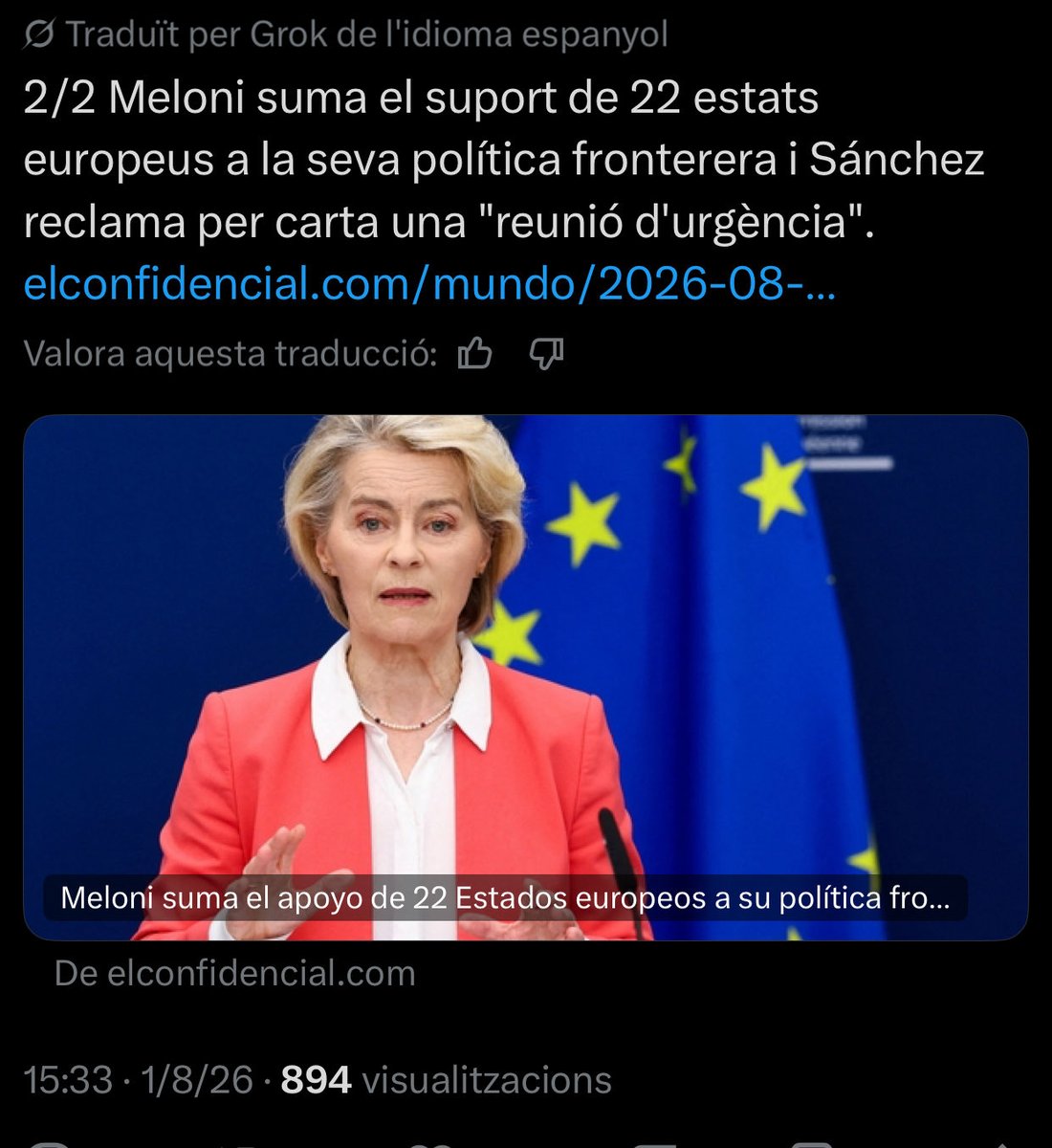 Almogaver688's tweet photo. La UE ha pres consciència de que Espanya és el més gran perill per a la supervivencia de les nacions europees.

Si volem sobreviure com a nació és urgent restituir l’estat català.

Espanya és el màxim perill per a la supervivència de Catalunya, ni Franco ens va fer tant de mal! https://t.co/DLvwfSS6K7
