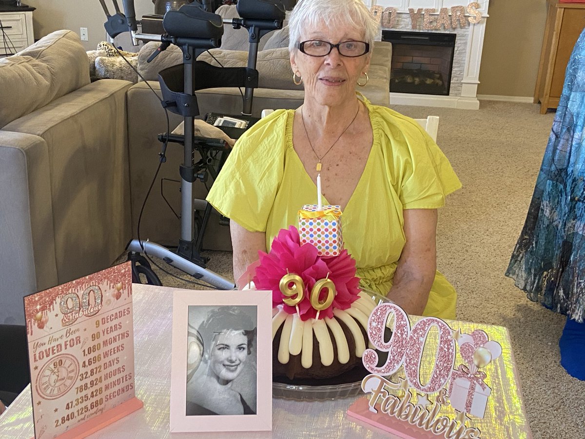 Wcraig2020's tweet photo. @mayemusk My mom celebrated her 90th last year. After a stroke 9 years ago she has never given up. By the way her middle name is Mae. My fashionista Mama. https://t.co/UJIThpC6oD