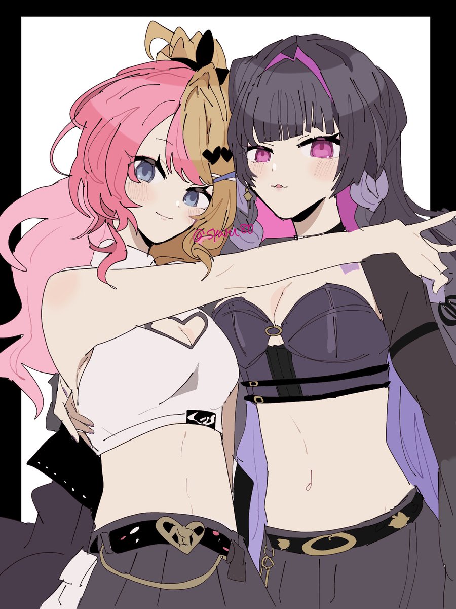 syaru180's tweet photo. 💖💜 https://t.co/2DeCgsZXeh