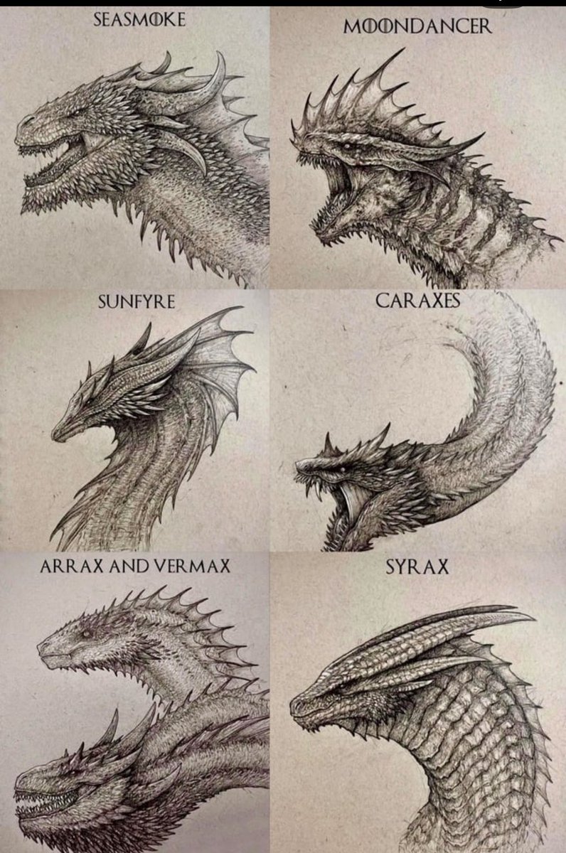 Blonddieee_'s tweet photo. All the Dragons in the Game of Thrones Universe https://t.co/3xK1eMX09o