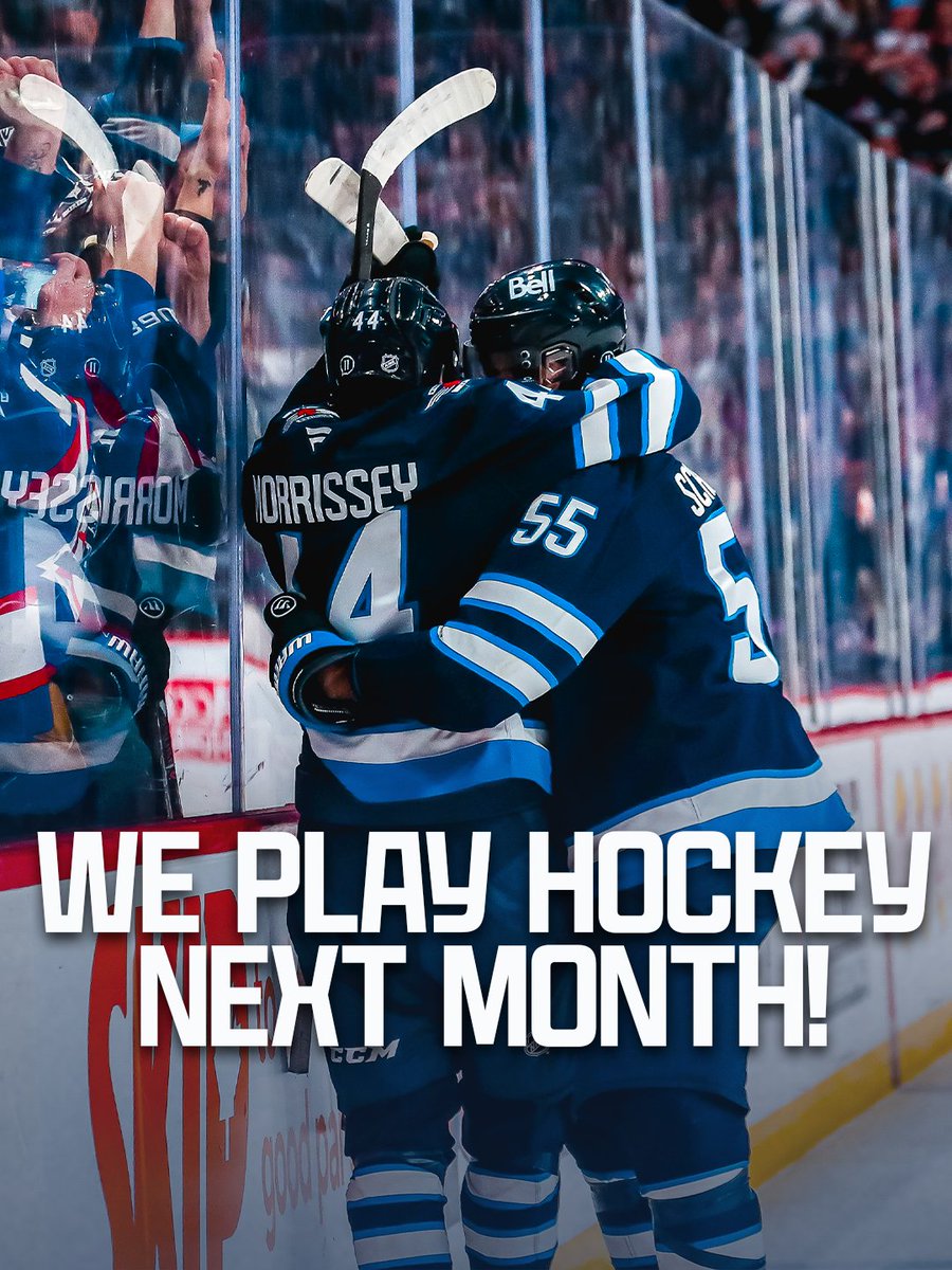 NHLJets's tweet photo. Hockey season is closer than you think... 🤭✈️ https://t.co/1zHVcKoFWs