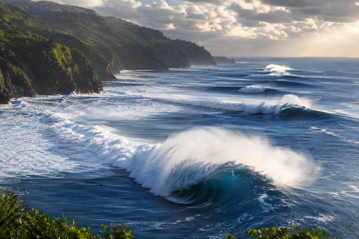 surfreportbr's tweet photo. Quando o oceano ganha força, cada série desenha novas linhas e transforma a paisagem em um espetáculo de energia e movimento. 🌊

#Surf #Ondas #MarGrande #CulturaSurf #OceanLife #Aloha #SurfReport https://t.co/7n8f0pRLx2