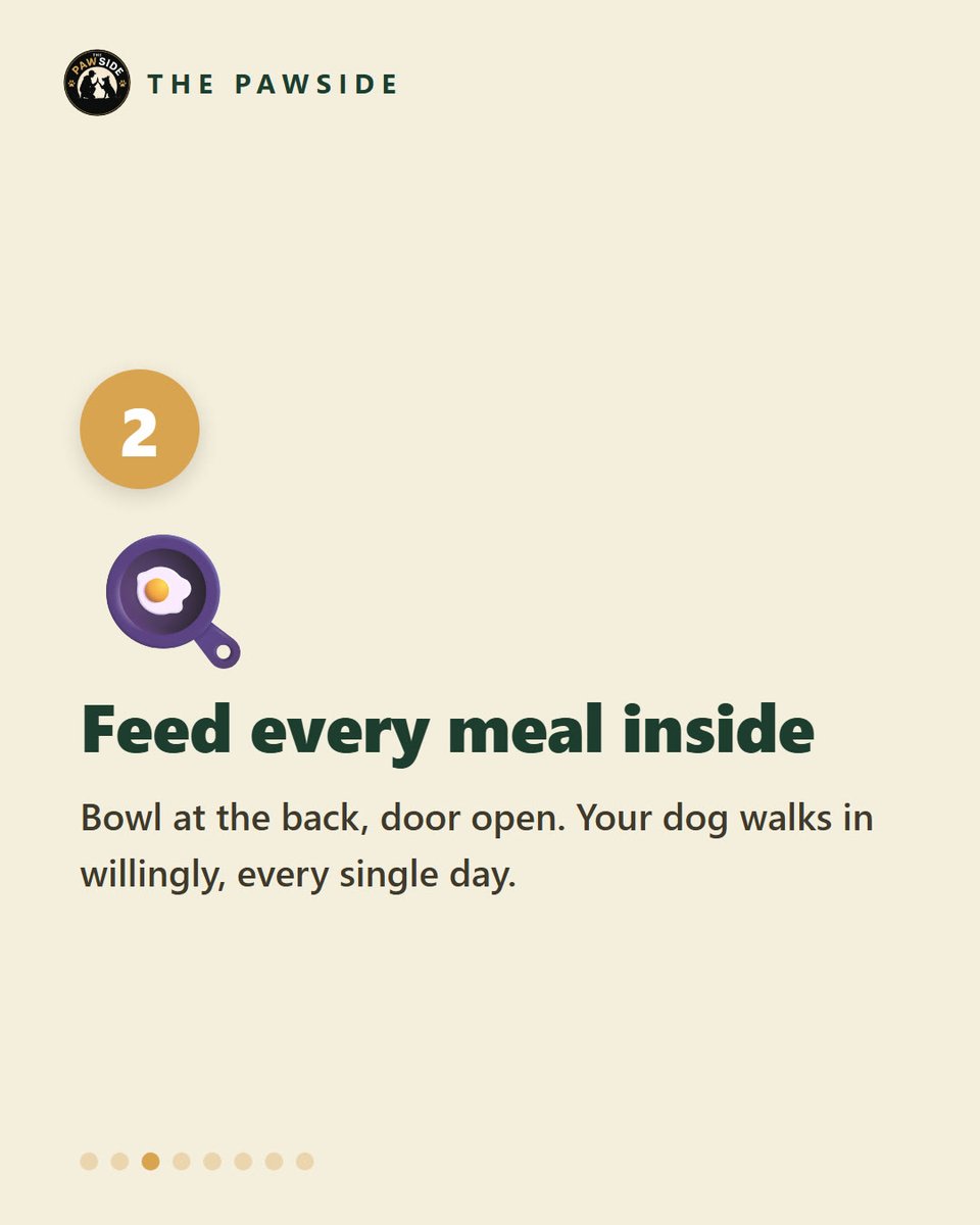 thepawside's tweet photo. Crate training, in 6 steps 🐶

Never punishment. Feed every meal inside. Build up in seconds. Make it the nap spot.

Full 30-day plan: https://t.co/t8eEVMEtgX https://t.co/dsdAmQFp29