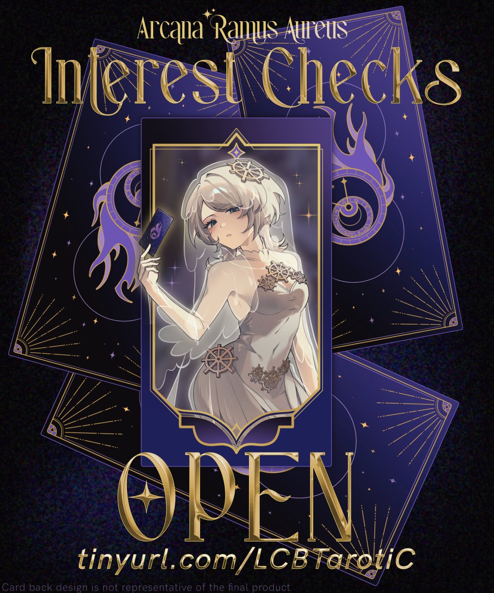 LimbusTarot's tweet photo. ✦ Limbus Tarot Interest Checks: OPEN ✦

Dear Managers, the interest check for Arcana Ramus Aureus, a Limbus Company Tarot Project, are now open until August 29th. The form can be found linked below and on our Carrd! https://t.co/6xiA8M4gd8