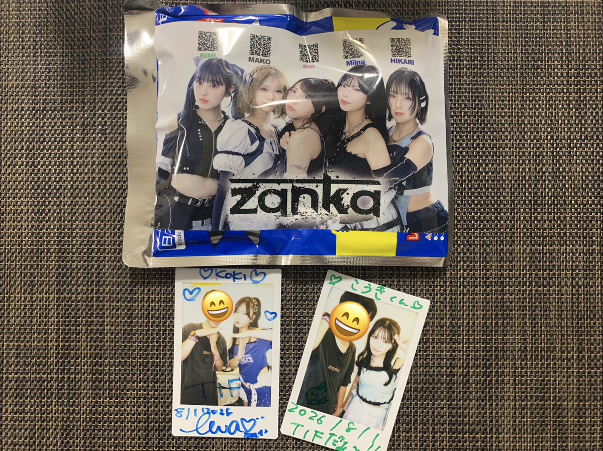 koki0714's tweet photo. TIF、二年連続2回目のzankaおめでとう🎉
浮島のヲタ囲まれステージが特に楽しかった��みんながくるくる周りながら目の前に来てくれるの最高でした✨
楽しかったよ🙌
#TIF2026
#残夏
#zanka https://t.co/xR7ANSzw1W