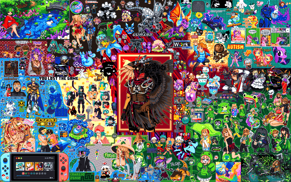 pxlsspace's tweet photo. Final image of Canvas 101!
#pixelart #rplace #art #pxls https://t.co/KbpzqlE9qg