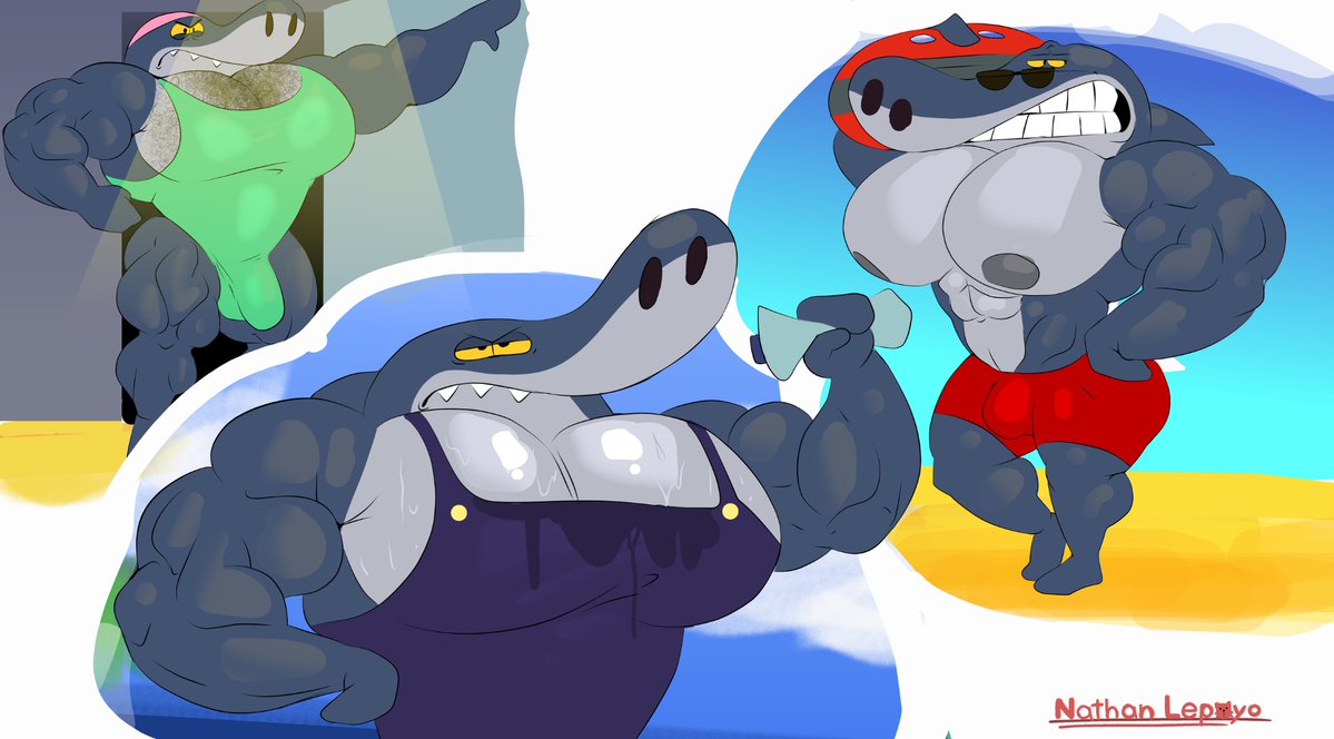 JustARedGoat's tweet photo. Shark week is about to finish!

So i made this quick drawpile of sharko!! https://t.co/RWxzBhU2lr