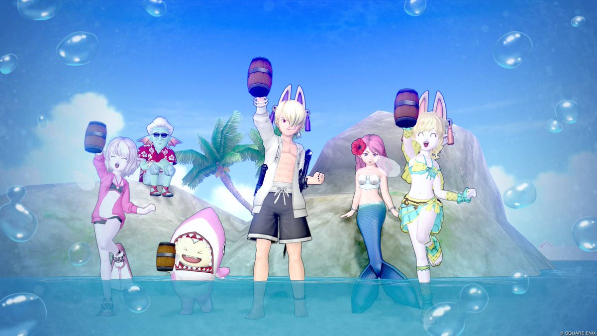 masatoltia's tweet photo. 海イベント会場の岩場スポット、エモいよね
写真撮るのにすっごいおすすめ！
＃DQ10 https://t.co/oQbBk0cbF7