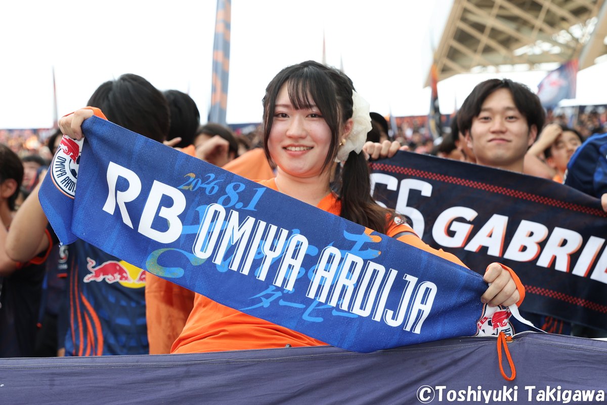 weeklysd's tweet photo. 📸フォトギャラリー📸
開幕が待ちきれない！全力で応援したRB大宮アルディージャサポーター

👉https://t.co/StYFPaZZUh

#サカダイ #サカダイフォト #埼玉ダービー 
#プレシーズンマッチ #RB大宮アルディージャ https://t.co/DuU87lMXER