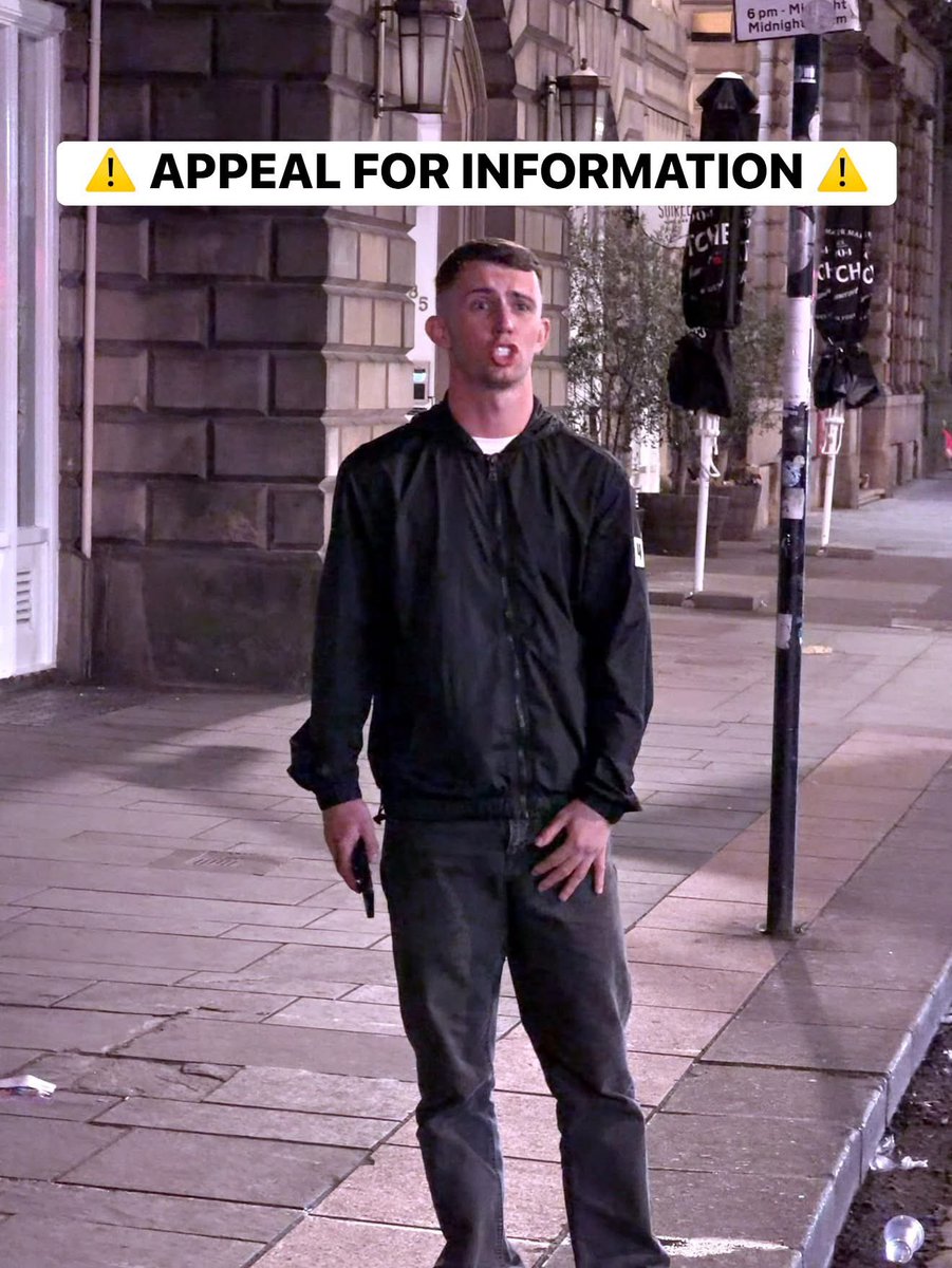 hp_scotland's tweet photo. ⚠️ APPEAL FOR INFORMATION ⚠️

Last night one of our volunteers was assaulted while carrying out their duties supporting vulnerable people in Glasgow. The volunteer was punched in the head by this individual.

We are appealing to the public for assistance in identifying the male pictured. If you recognise him or have any information that could help the police investigation, please contact Police Scotland on 101 and quote Incident Number: 01/08/2026-0612.

Alternatively, you can send us a private message or email with any information, and we will ensure it is passed directly to the investigating officers.

Our volunteers give their time freely to help those with nowhere else to turn. No one should face violence for showing compassion.

Please share this post to help us identify the individual and support the police investigation. Thank you for your continued support.