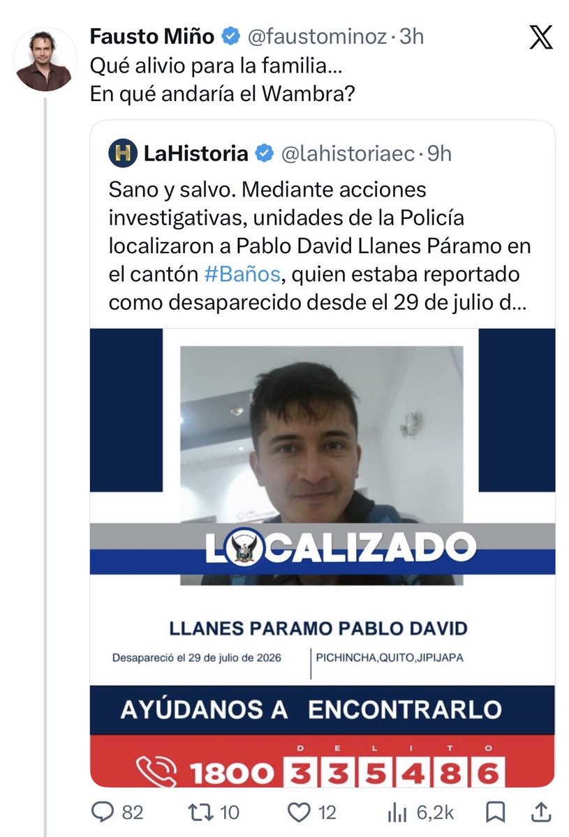 pedrocornejo8's tweet photo. Y esta es la descripción gráfica de otro de los problemas del país.

Siempre poner en duda todo y dejar abierta la puerta a la especulación, lo que precisamente se nutre el poder de turno para justificar las arbitrariedades y abusos.

Algo habrá hecho? En algo turbio debió andar? A las personas honestas no nos suceden estas cosas? Debe tener rabo de paja o andar por malos pasos para que le pasen esas cosas? A mí no me persigue la Fiscalía, la Contraloría o la Policía? 

No todo en la vida es blanco y negro, de buenos o malos. Desafortunadamente, no conocemos la vida de las personas y tampoco podemos idealizarlas o crucificarlas por lo que hacen o dejan de hacer, pero eso no se puede convertir en el pretexto para justificar todo lo que sucede en el país o para dudar de todos y de todo.