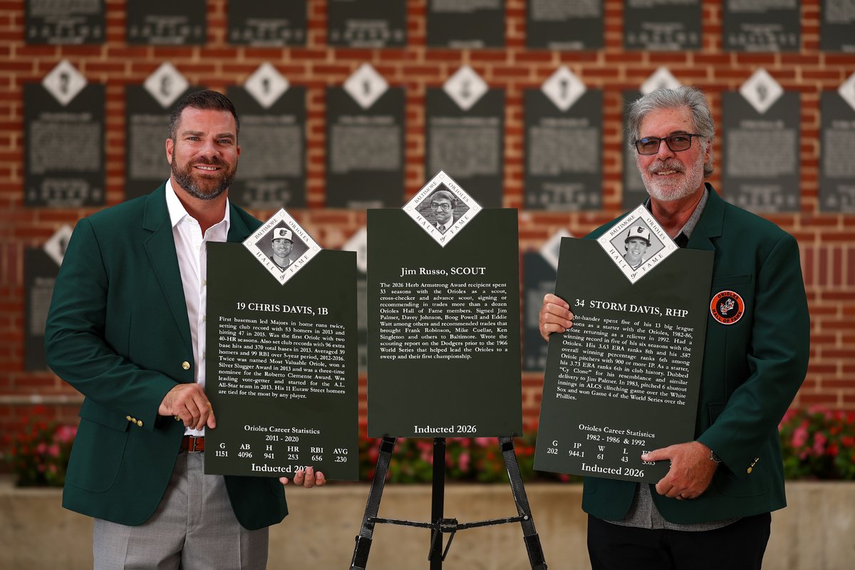 Orioles's tweet photo. Forever etched in Orioles history. https://t.co/8QoAP9Ie3v