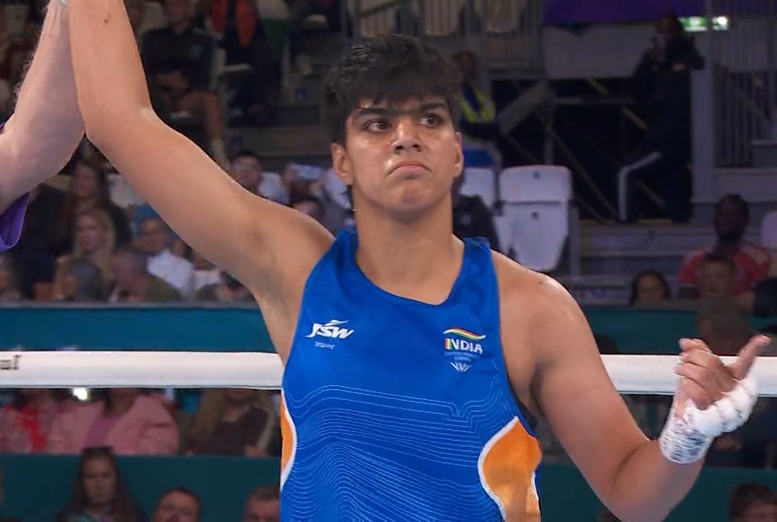 TheWarPolitics0's tweet photo. 🇮🇳🥇🚨 #BREAKING — Priya Ghanghas wins Gold for India in the Women's 60kg Boxing event at the 2026 Commonwealth Games, defeating Al-Ahmadieh by split decision.

🥊 Another Boxing Gold for India!

#India #CWG2026 #Boxing #BreakingNews https://t.co/tr8rWty1V9