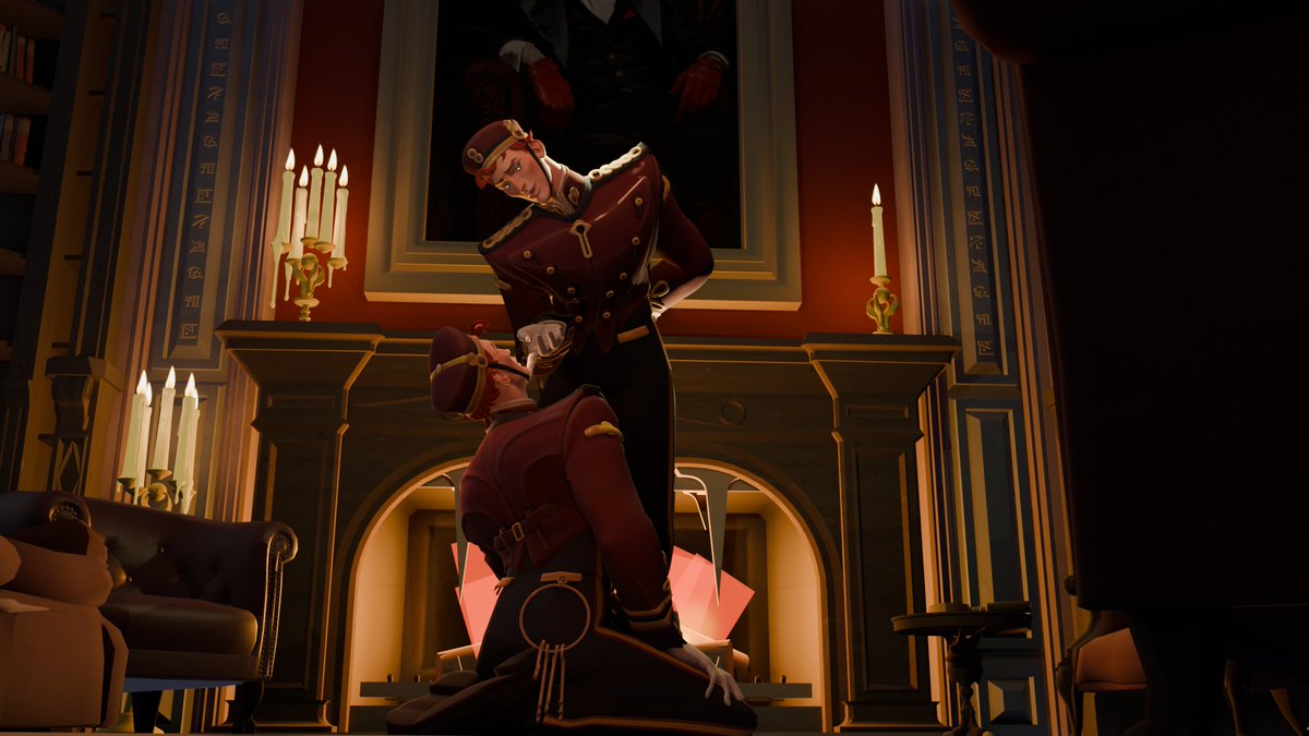 StickyGuts's tweet photo. WIP - Saw a comment about doorman x doorman and it wouldnt leave my little rat mind. 

Rig by me - still working on it 🤡 

#doorman #deadlock https://t.co/ZqVeGL5lNY