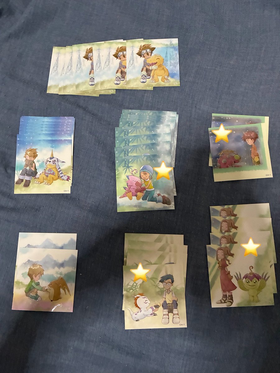 polestar3698's tweet photo. デジモンアドベンチャー AniBirth
メモリーコレクション スクエアステッカー

譲: 画像の通り
求: 八神ヒカリ or ★印は定価+送料可能

かなり枚数買いましたが、あまり推しが出ませんでした。ぜひ、買収、交換、宜しくお願いします。検索からでもお気軽にお声掛けください。 https://t.co/3adbn6pfit