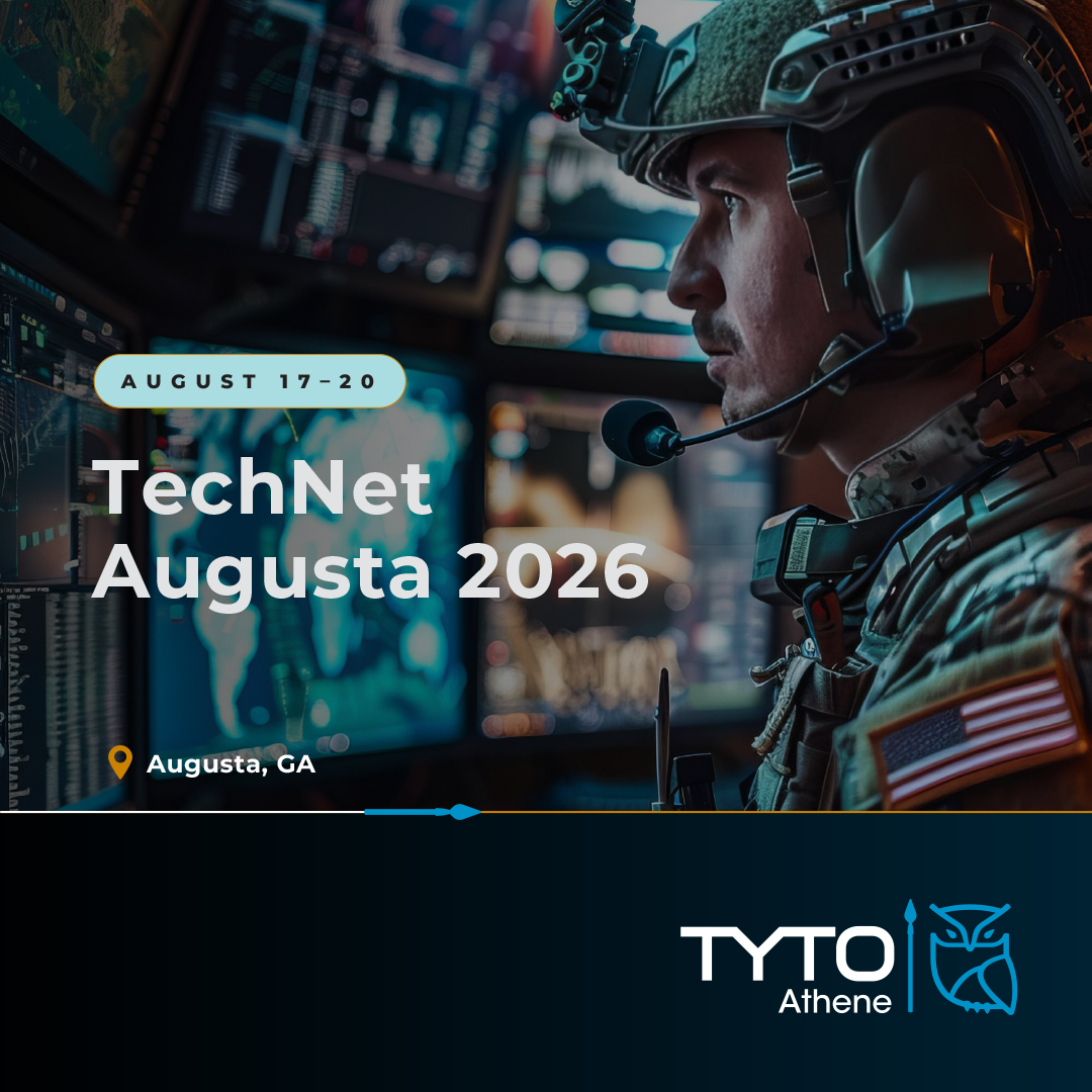 TytoAthene's tweet photo. Team Tyto is heading to TechNet Augusta 2026.
Stop by Booth #412 to talk resilient communications for command and control, cyber resilience, and mission-ready technology.
See you in Augusta!
#TechNetAugusta #AFCEA https://t.co/DyTZnLAdqt