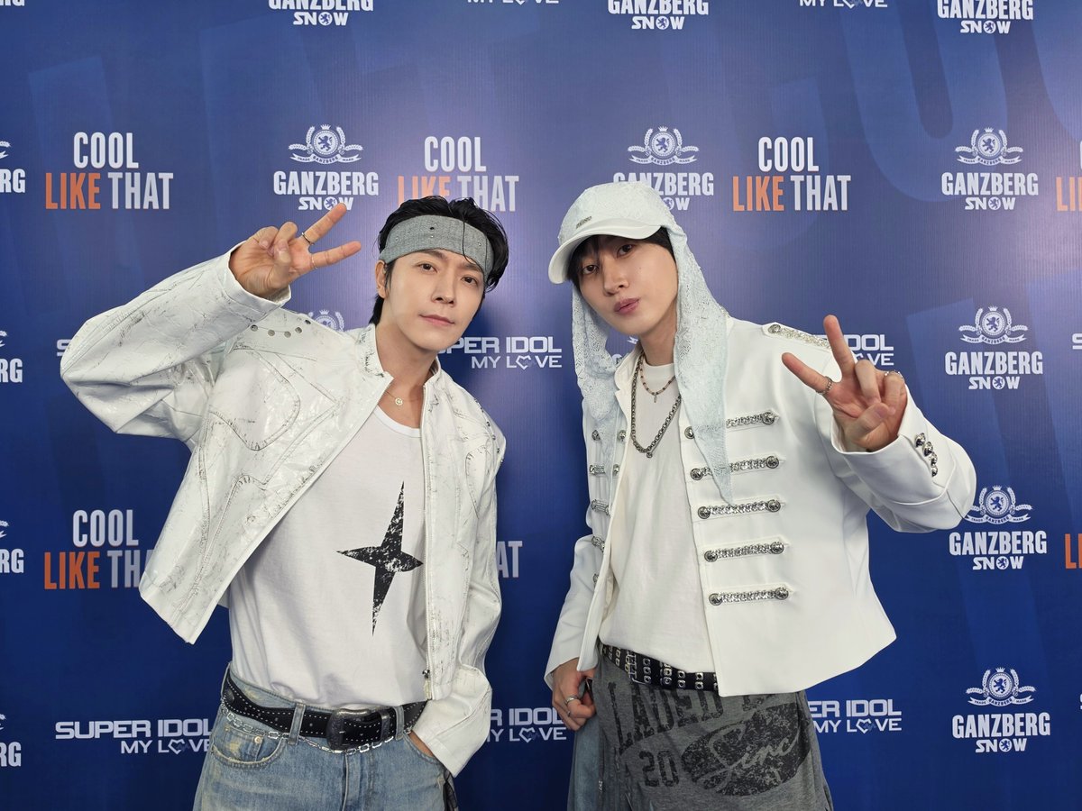 SJ_DnE_official's tweet photo. [📸]
GANZBERG Super Idol My Love 2026

#슈퍼주니어DnE #SuperJuniorDnE
#DONGHAE #EUNHYUK https://t.co/N6M3wwXePC