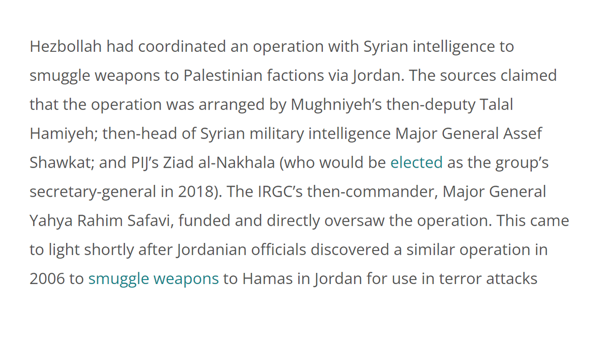 lokiloptr154668's tweet photo. The IRGC's Major General Yahya Rahim Safavi, a great helper of Sunni movements in the region.

His role in supporting Hasan al-Turabi's Sudan in military-intelligence matters in the 1990s (screenshot 2)

His role in overseeing arms smuggling to Hamas in the 2000s (screenshot 3) https://t.co/DS2H5trlJc