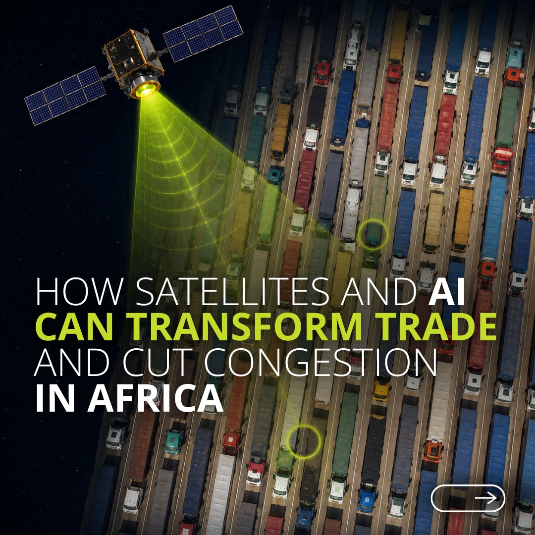 MIGA's tweet photo. What if satellites and AI could help Africa's trade flow faster and cost less? 

The @WorldBankGroup’s new research shows how geospatial data and artificial intelligence can track freight movement, pinpoint congestion, and reveal where infrastructure is holding trade back, giving policymakers the evidence they need to invest smarter and plan better. 

As African economies deepen regional integration, these tools offer a practical path to stronger connectivity and greater competitiveness.   

📖 Explore the analysis →  https://t.co/yXg4PBBk0O