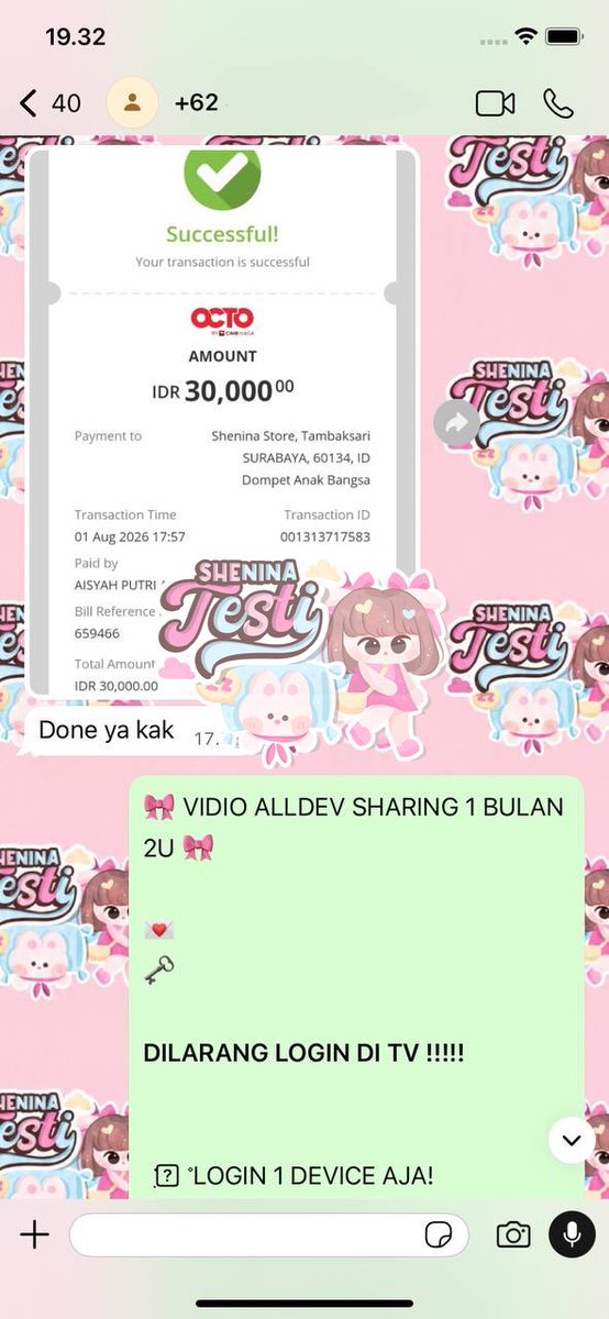 ovalests's tweet photo. ʚ ˚ 🎀 𝘀𝗵𝗲𝗻𝗶𝗻𝗮 𝘁𝗲𝘀𝘁𝗶 ! ◎ 🐇 . .  

    ୨୧ ───── ⋆🎀⋆ vidio alldev share 1b
    ୨୧ ───── ⋆🎀⋆ disney prem anlim 3d https://t.co/Og1q1OxEVz