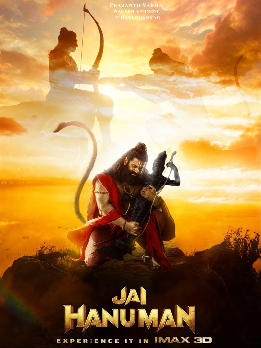nandampavan29's tweet photo. Jai Hanuman 🙏🏻

@PrasanthVarma @pvcu @rishabshettyofficial @tejasajja123 @mythriofficial

Fan made poster by @nandampavan29

#jaihanuman #poster #edit #fypシ゚viralシfypシ゚ #fanmade https://t.co/pbGXuCgCRj