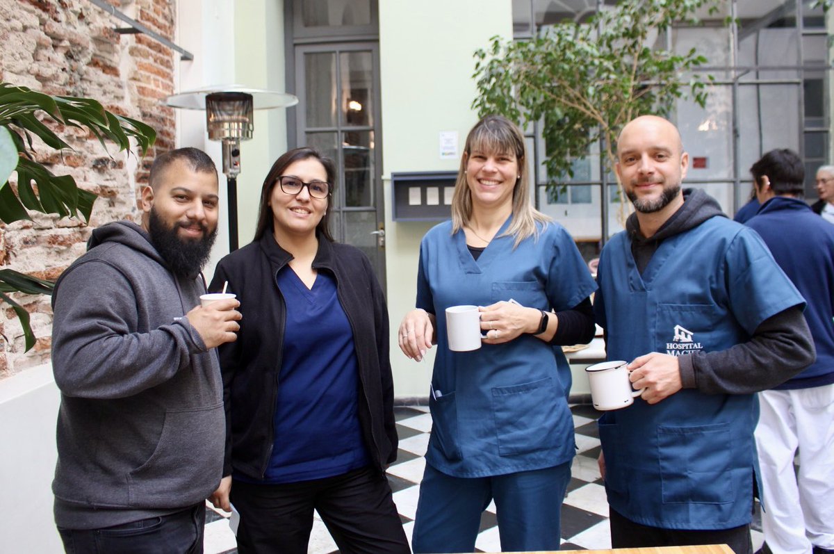 ASSEHMaciel's tweet photo. ☕️ El Brocal: café y charlas reunió a trabajadores de distintos servicios del Hospital Maciel en un espacio para compartir, conversar e intercambiar experiencias, fortaleciendo los vínculos entre compañeros
 
Gracias a todos quienes participaron e hicieron posible este encuentro! https://t.co/OAmqhVxu80
