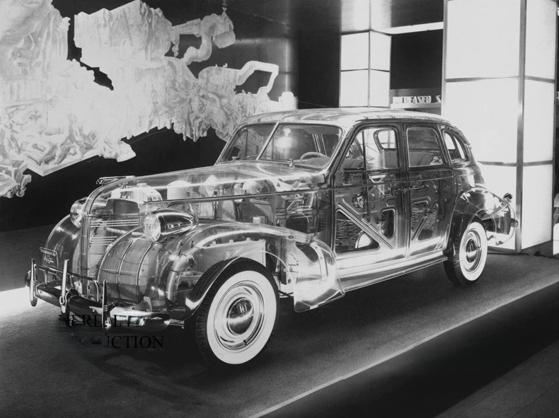MotorCities's tweet photo. In 1939, GM built a see-through Pontiac made of Plexiglas to reveal its inner engineering—the original "Ghost Car"! 🚗👻 Since then there have been many other vehicles to utilize see through concepts, learn more about these revolutionary cars in this week’s #StoryoftheWeek. https://t.co/njuyHqnjO4 #MotorCitiesNHA